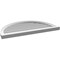 Ekena Millwork Round Top Surface Mount PVC Gable Vent w/ 2"W x 2"P Brickmould Sill Frame, 36"W x 22"H GVPRT36X2203SN - alternate 4
